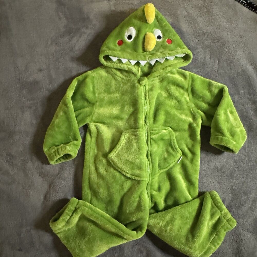 Lolanta Boys Girls Dinosaur  Costume Jumpsuit Soft One Piece Size Small